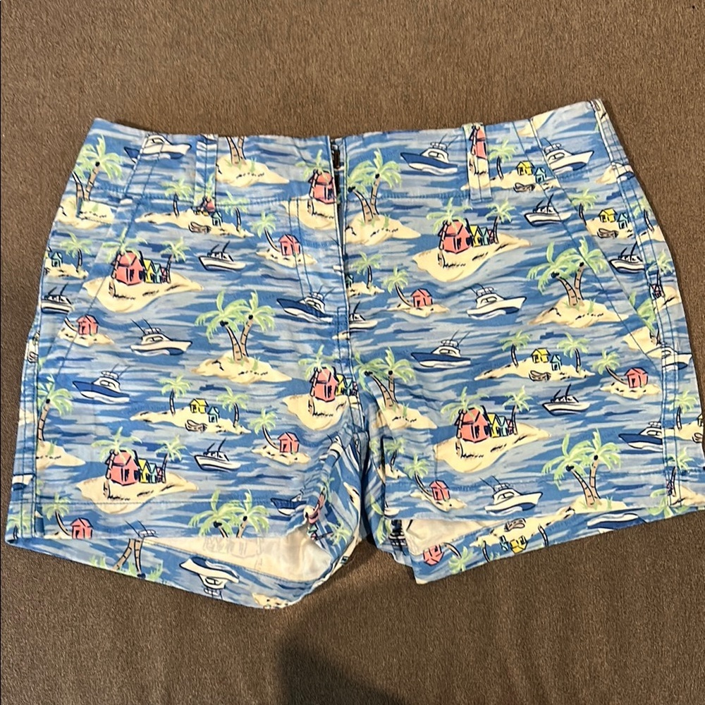 Vineyard Vines Blue and Pink Shorts Tropical Style